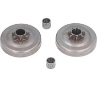 Tronçonneuse 7 dents tambour d'embrayage roulement à aiguilles -roue de chaîne -accessoires pour Husqvarna 350 340 345 445 450