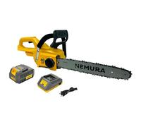 Tronçonneuse à batterie NEMURA 40V + Batterie 4Ah + Chargeur rapide - Coupe de 40cm