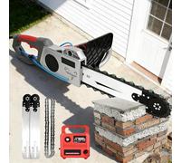 Tronçonneuse à Béton,5800W/6500W Équipement de Découpe de Béton Industriel avec Pompe à Eau, 2 Chaînes et 2 Guides-Chaînes pour Granit, Béton et Pierre Depth35/48cm 480