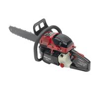 Tronçonneuse à essence 2,4 kW, moteur à 2 temps 58 cc, 10 000 tr/min, moteur monocylindre refroidi par air, longueur de coupe de 50 cm, tronçonneuse à essence avec sac à outils et gants