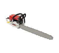 Tronçonneuse à essence 2 temps 52cc, set de tronçonneuse, refroidissement à air, longueur de lame 56 cm, 7500 tr/min, diamètre de coupe 56 cm, démarreur à corde pour l'abattage et la coupe du bois