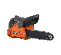 Tronçonneuse à essence 25,4 cm³ 1,22 CV pour jardin et travail du bois | Tronçonneuse 2 temps avec rail de guidage de 30 cm, 9000 tr/min, 900 W, pour coupe des arbres, forêts et jardinage