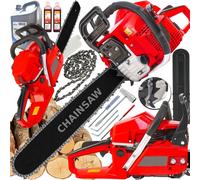 TRONÇONNEUSE À ESSENCE 3,5 CV POUR ARBRES À BOIS PUISSANTE + HUILE STIHL