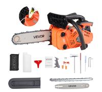 Tronçonneuse à Essence 305 mm-VEVOR-Tronçonneuse Thermique 25 cc-750 W-Double Réservoir de Carburant
