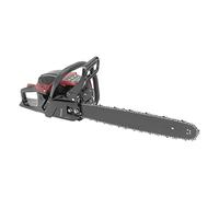 Tronçonneuse à essence 58 cc, 2 temps, tronçonneuse sans fil 2,4 kW avec réservoir de carburant de 18,6 oz et écrous doubles 20 pouces, tronçonneuse à gaz pour la récolte du bois, la coupe du bois