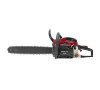 Tronçonneuse à essence 58 CC - Scie professionnelle à main - Pour jardin et forêt - Zone de coupe de 50 cm - Pour bois et branches