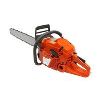 Tronçonneuse à essence 65 cc 3,4 kW avec barre de guidage de 24 pouces, moteur 2 temps, chaîne en acier au manganèse, accessoires et sac à outils, pour bois, arbres, bois de cheminée