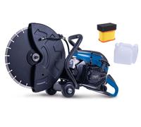 Tronconneuse a essence 65cc pour beton disque 350mm Scheppach pts400