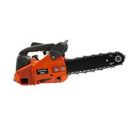 Tronçonneuse à essence 900 W Moteur 2 temps Tronçonneuse à essence 4 CC 12" Tension de chaîne réglable 1,22 CV Refroidissement à air Tronçonneuse Easy Start pour abattage du bois, coupe verte et coupe