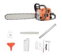 Tronçonneuse à essence - CREMLANK - 58 cc - 8 500 tr/min - 2000W - 82X35CM - 20 pouces - Plastique, Métal