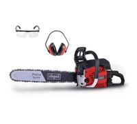 Scheppach Tronçonneuse à essence CSP560S | Lame ProCut de 51 cm | Moteur 2 temps de 3,1 HP | Sécurité anti-retour | Comprend des lunettes de sécurité et une protection auditive