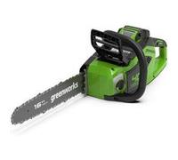 Tronçonneuse Brushless GREENWORKS 40V - 40 cm - Sans batterie ni chargeur - GD40CS18 G