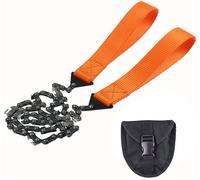 Tronçonneuse De Poche De 65,6 Cm, 11 Dentelures, Outil De Survie Portable Pour Le Camping En Plein Air, Coupe D'arbres De Chasse, Tronçonneuse D'urgence En Plein Air