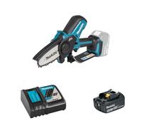 Tronçonneuse d'élagage 18V 10 cm DUC101Z + 1 batterie BL1830B 18V 3 Ah + chargeur rapide DC18RC MAKITA