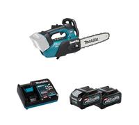 Tronçonneuse d'élagage 40V 25cm UC031GZ + 2 batteries 40V 4 Ah + chargeur rapide DC40RA MAKITA