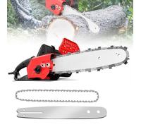 Tronçonneuse Électrique 1600W avec Guide-Chaîne 16 pouces, Moteur 200V, Tronçonneuse Filaire Dissipation rapide de la chaleur