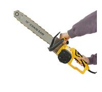 Tronçonneuse électrique 2000 W 16 pouces avec tension de chaîne sans outils et lubrification automatique de la chaîne, tronçonneuse 800 tr/min, pour bois de chauffage, arbres, coupe bois, fiche