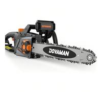 Tronçonneuse électrique 2400W Serrage en une seule étape sans outil, guide-chaîne de 40 cm et 2 chaînes Tensionnement sans outil : système SDS pour une tension de chaîne facile et sans outil. Veuillez