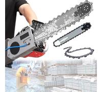 Tronçonneuse Électrique Filaire Scie À Béton Portative,Scie Murale À Chaîne Diamantée Moteur À Balais 0-6000 Tr/Min Avec Pompe À Eau Et Chaînes Guides-chaînes(480mm)