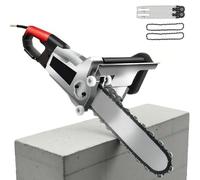 Tronçonneuse Électrique Heavy Duty 8900W - Lame Diamant pour Béton, Granit & Carrelage | Poignées Double Stabilisation | Refroidissement à Eau Intelligent | Inclut 2 Chaînes + 2 Guide 350