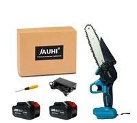 Tronçonneuse électrique, lame de 6 pouces, y compris le chargeur et les accessoires , 2 batteries Set-388VF