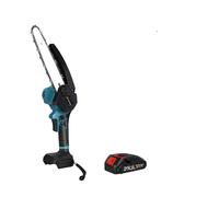 Tronçonneuse électrique, moteur brushless, pompe à huile automatique, 2,0 Ah Une batterie, EU