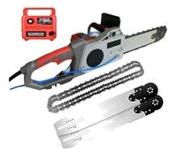 Tronçonneuse Électrique Pour Béton Coupe-Mur En Béton,Tronçonneuse Puissante Avec Deux Chaînes/Guide-Chaîne Pour La Découpe Du Béton, Des Barres D'acier Et Du Marbre(A 350)