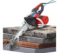 Tronçonneuse électrique pour Béton,Coupe-Mur en Béton,Tronçonneuse Puissante avec Deux Chaînes/Guide-Chaîne,pour Béton Armé,Murs en Briques Rouges Et Murs en Béton,CuttingDepth 35/48cm (5800W)