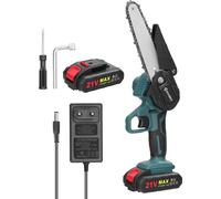 Tronçonneuse électrique pour élaguer les arbres, design portable, batterie rechargeable, prise UE