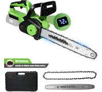 Tronçonneuse électrique, puissance 2200W, guide-chaîne 16 pouces, pas de batterie