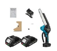 Tronçonneuse électrique sans balais, taille 8 pouces, puissance 3000W, 2x batteries Set