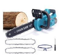 Tronçonneuse électrique sans fil 1000 W - 1000 W - Compatible avec batterie Makita 18 V - Avec lubrificateur automatique - Longueur de lame : 30 cm - Pour sécateur, coupe du bois (sans batterie)