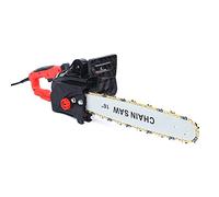 Tronçonneuse électrique - Scie à chaîne - Scie à bois - 2000 W - Puissante pour les travaux de coupe du bois