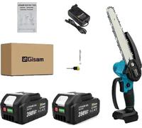 Tronçonneuse électrique, vitesse 1200 tr/min, moteur sans balais, 2 batteries Set