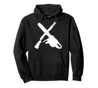 Tronçonneuse et Fusil de Chasse Zombie Hunter Sweat à Capuche