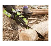 Tronçonneuse Greenworks GD24X2CS36K4x; 2x24 V; 2x4 0 Ah; 36 cm bande