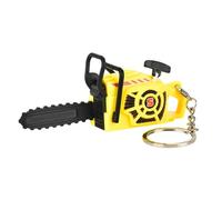 Tronçonneuse Jouet | Avec cordon de tirage et pendentif amusant | Faux Accessoire d'Outils Porte-clés - pour Homme Petit Ami Garçon Anniversaire Fête Sac à Dos Voyage Poche Portefeuille