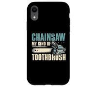 Tronçonneuse Mon Genre de Brosse à Dents Tronçonneuse Coque pour iPhone XR
