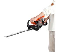 Tronçonneuse portative, taille-haie double face sans fil 26 cm³, débroussailleuse thermique 2 temps