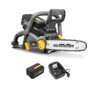 Tronçonneuse sans fil à batterie, 40 V, guide 12 pouces, GT ELEC + batterie 2 Ah + chargeur