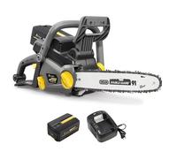 Tronçonneuse sans fil à batterie, 40 V, guide 14 pouces, GT ELEC + batterie 2 Ah + chargeur