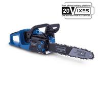 Scheppach Tronçonneuse sans Fil BC-CS355Duo-X 20V Brushless | Longueur de Coupe 33,5cm | Longueur du Guide 14" | Vitesse de Coupe 15m/s | sans Batterie ni Chargeur