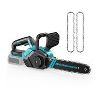 Tronçonneuse sans fil de 30 cm - Graissage automatique de la chaîne - Compatible avec batterie Makita 18 V - Tronçonneuse électrique pour sécateur de jardin - Tondeuse à bois (sans batterie ni