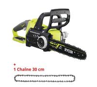 Tronçonneuse sur batterie, RYOBI OCS 1830-0C 18 volts, guide de 30 cm