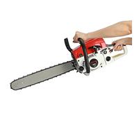 Tronçonneuse Thermique 58cc 2 Temps 50cm - Élagage, Coupe de Bois, Guide Chaîne Anti-Rebond, Outil de Jardin Motorisé pour Bois et Gazon