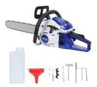 Tronçonneuse thermique 58CC - FLASIDU - 20 pouces - 2200W - 0.55L - 3.8hp - 8500pm/min - 1 chaîne - Bleu - 82*25*25cm