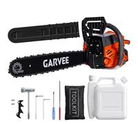 Tronçonneuse thermique 58cc, moteur 2 temps 2,5 kW, guide 45 cm (18"), démarrage facile, poignée ergonomique antidérapante, coupe rapide du bois, élagage et abattage d’arbres - Orange