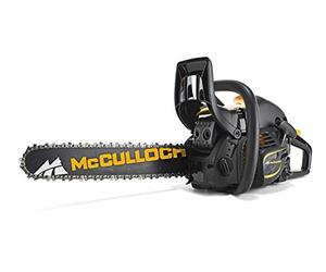 Tronçonneuse thermique McCulloch CS 450 Elite : Tronçonneuse thermique d’une puissance de 2000 W, longueur de lame 45 cm, frein de chaîne à double activation (N° d’art. 00096-66.317.18)