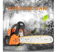 Tronçonneuse thermique - Moteur à essence 2 temps 58cc 2000W - Lame de 51cm - Guidon ergonomique