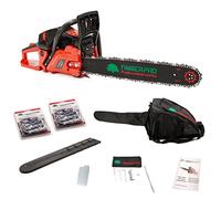 Tronçonneuse thermique Pro 61, 5 cm³, puissance 3, 6 Cv, Guide 50 cm + 2 chaines